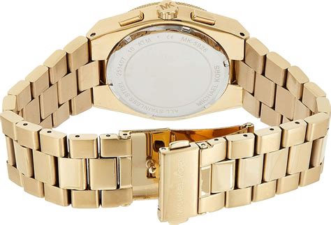 michael kors gold tone chronograph watch mk5926
